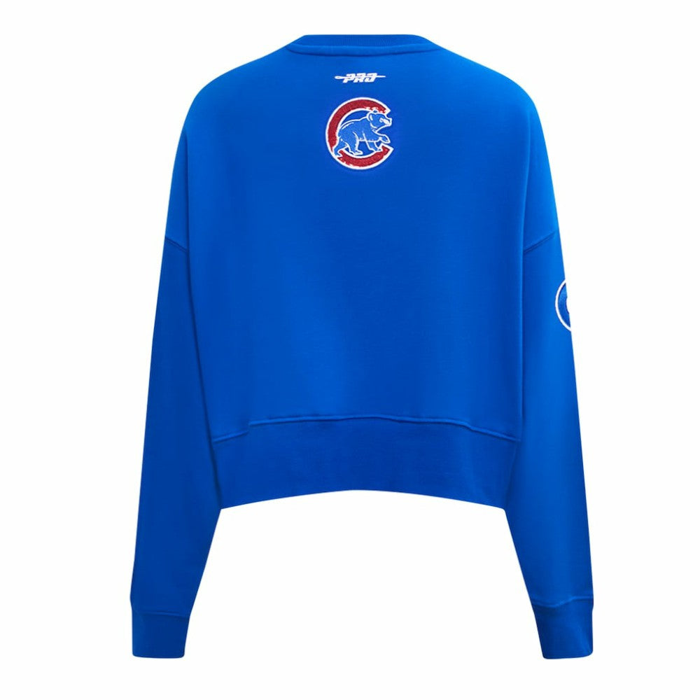 Chicago Cubs Pro Standard Women's Game Day Classics Crewneck Pullover Sweatshirt - MLB Pullover