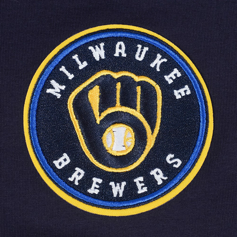 Milwaukee Brewers Pro Standard Women's Game Day Classics Baby Doll Cropped T-Shirt - MLB T-shirts