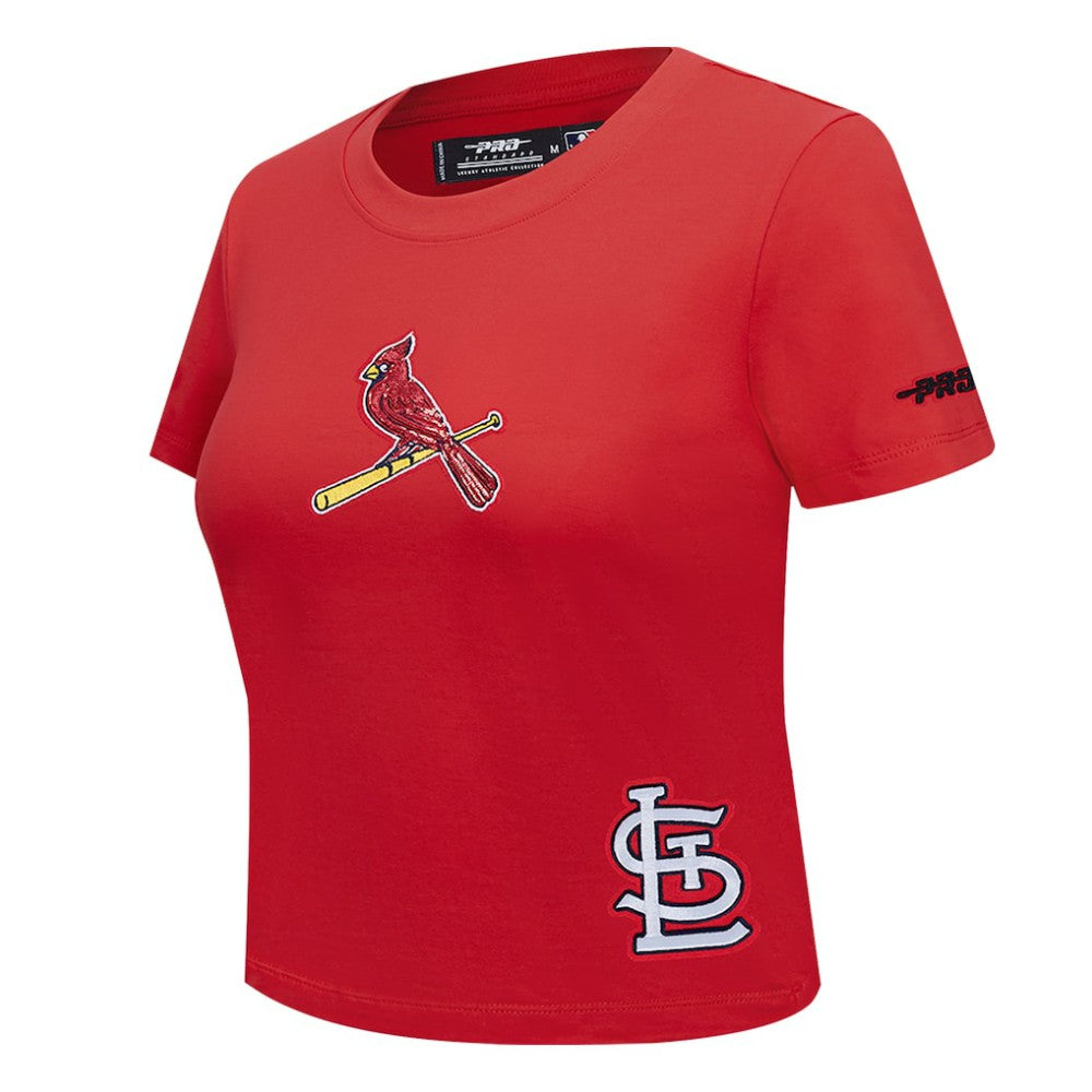 St. Louis Cardinals Pro Standard Women's Game Day Classics Baby Doll Cropped T-Shirt - MLB T-shirts