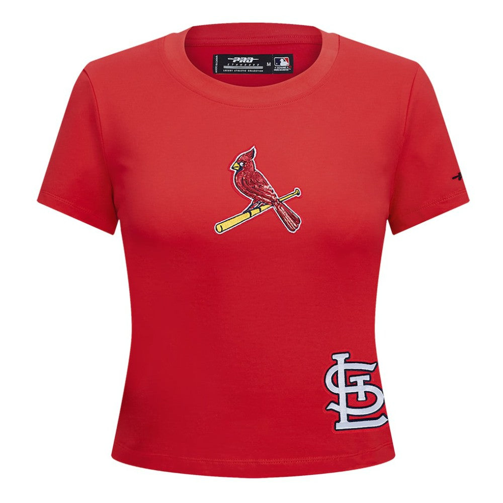 St. Louis Cardinals Pro Standard Women's Game Day Classics Baby Doll Cropped T-Shirt - MLB T-shirts