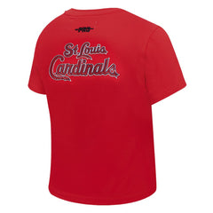 St. Louis Cardinals Pro Standard Women's Game Day Classics Baby Doll Cropped T-Shirt - MLB T-shirts