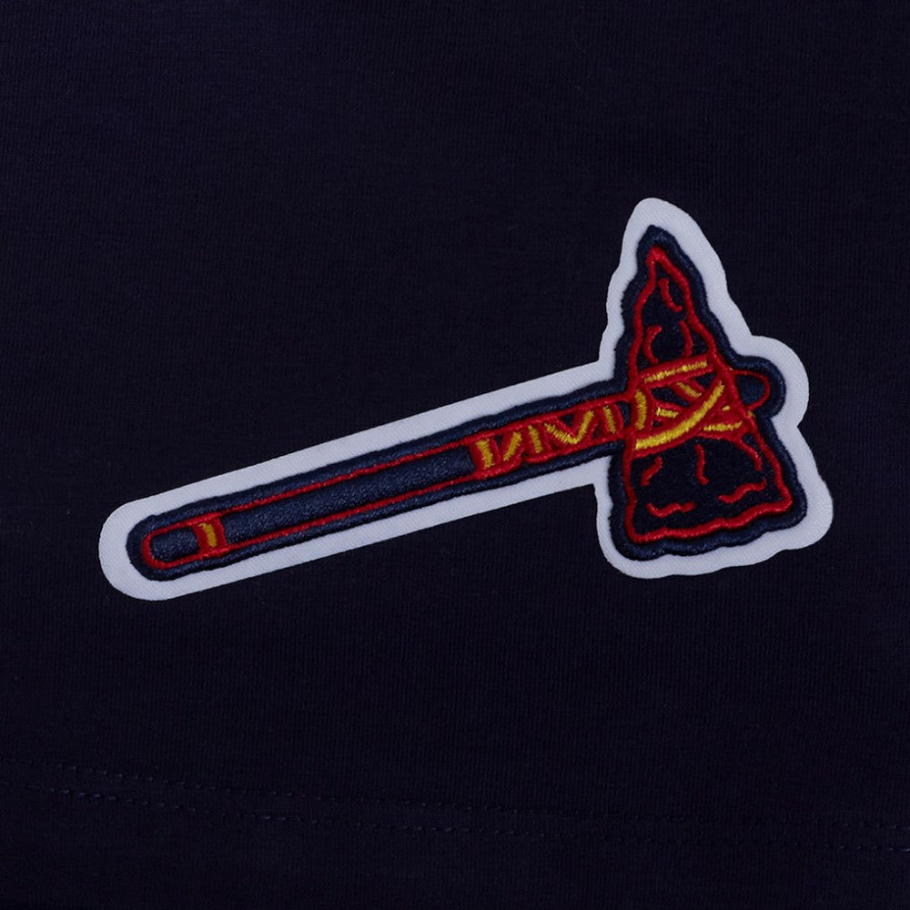 Atlanta Braves Pro Standard Women's Game Day Classics Baby Doll Cropped T-Shirt - MLB T-shirts