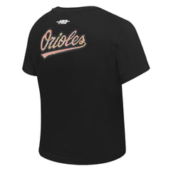 Baltimore Orioles Pro Standard Women's Game Day Classics Baby Doll Cropped T-Shirt - MLB T-shirts