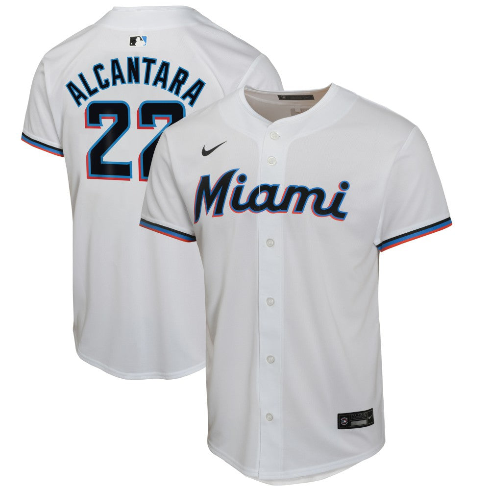 Sandy Alcantara Miami Marlins Nike Youth Home Game Player Jersey - MLB Jerseys
