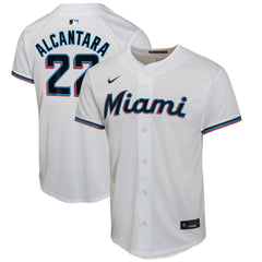 Sandy Alcantara Miami Marlins Nike Youth Home Game Player Jersey - MLB Jerseys