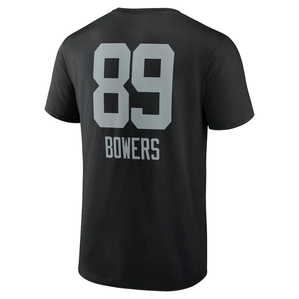 Las Vegas Raiders Brock Bowers  Name & Number Team Wordmark T-Shirt | NFL Hot