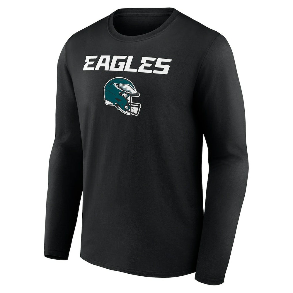 Philadelphia Eagles Saquon Barkley  Name & Number Team Wordmark Long Sleeve T-Shirt | NFL Outlet