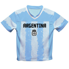 Lionel Messi Argentina National Team Vive La Fete Football Jersey