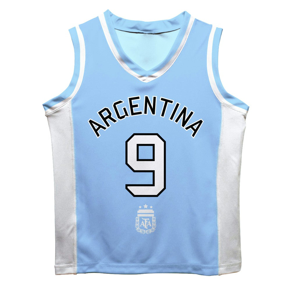 Julián Álvarez Argentina National Team Vive La Fete Mesh Basketball Jersey