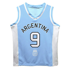 Julián Álvarez Argentina National Team Vive La Fete Mesh Basketball Jersey
