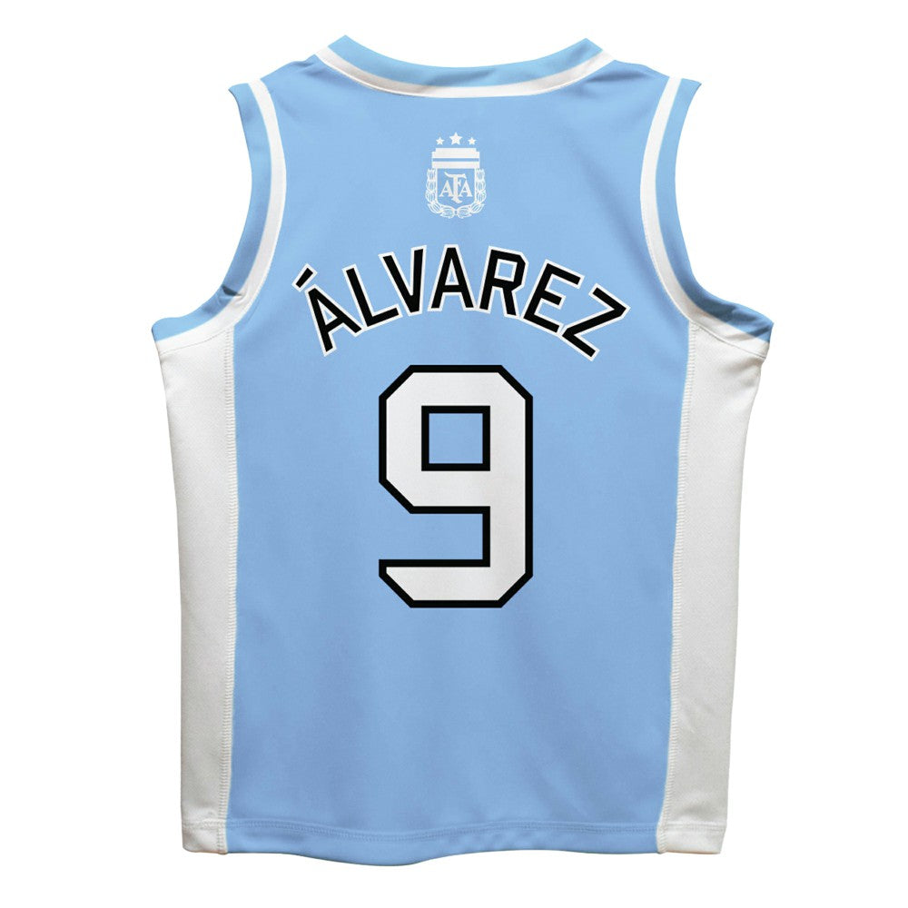 Julián Álvarez Argentina National Team Vive La Fete Mesh Basketball Jersey