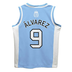 Julián Álvarez Argentina National Team Vive La Fete Mesh Basketball Jersey