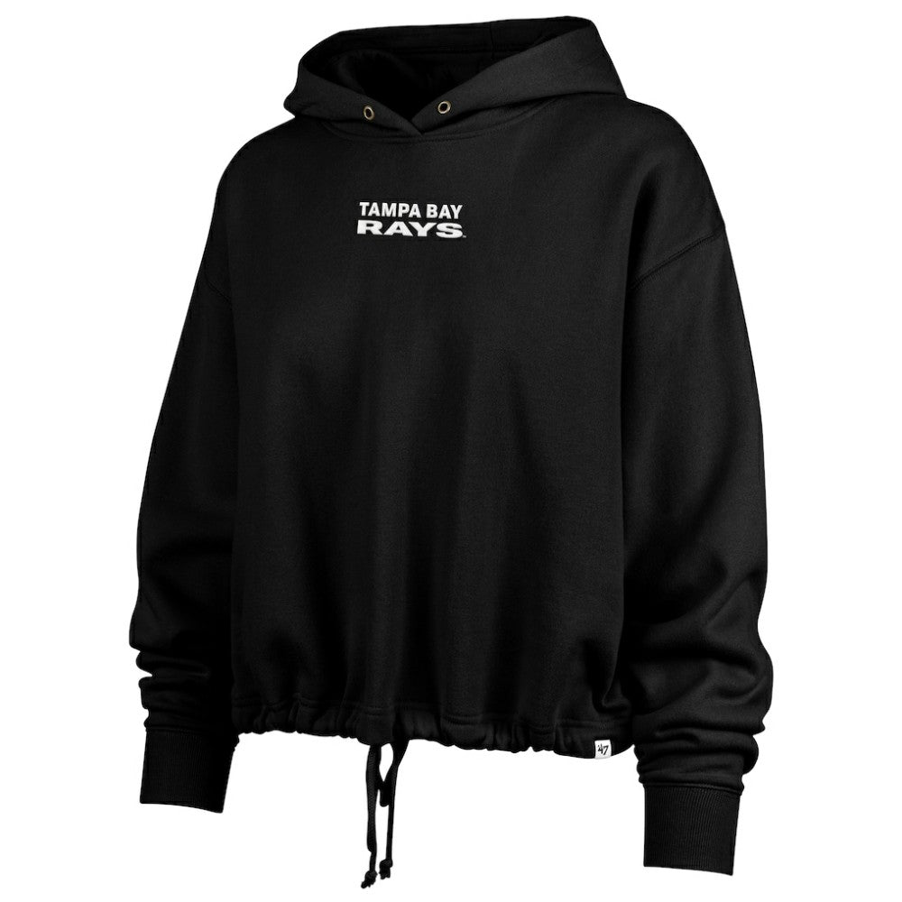 Tampa Bay Rays '47 Women's City Connect Venice Cropped Pullover Hoodie - MLB Hoodies