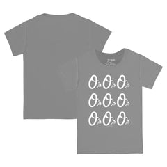 Baltimore Orioles Tiny Turnip Youth Logo Grid  T-Shirt - MLB T-shirts