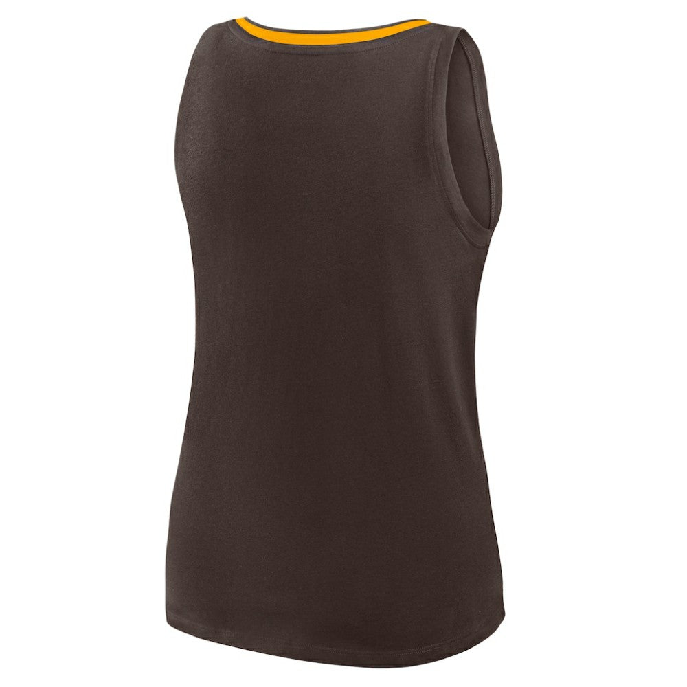 San Diego Padres Women's Plus Sized Stellar Win V-Neck Tank Top - MLB Tanks