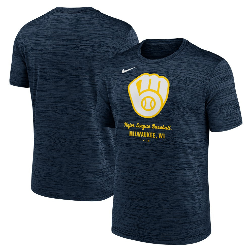 Milwaukee Brewers Nike Velocity Dri-FIT T-Shirt - MLB T-shirts