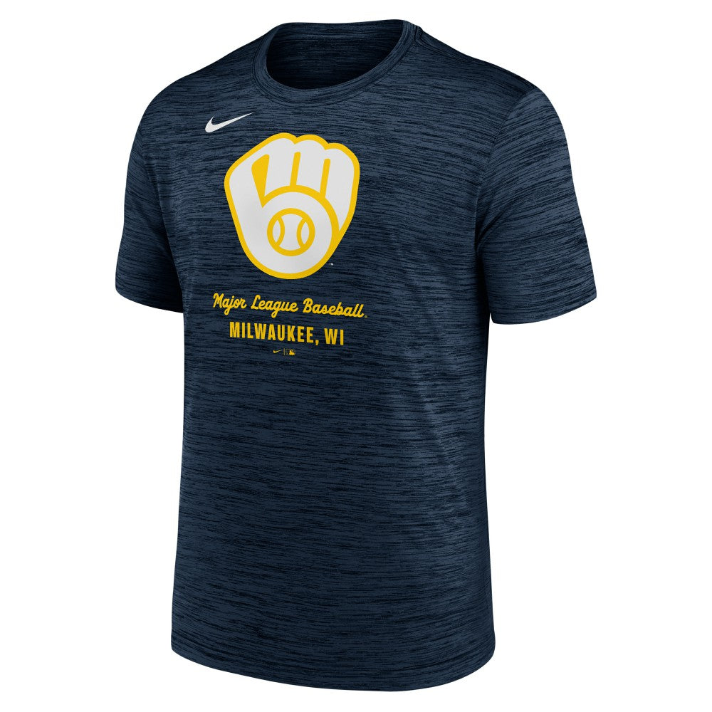 Milwaukee Brewers Nike Velocity Dri-FIT T-Shirt - MLB T-shirts