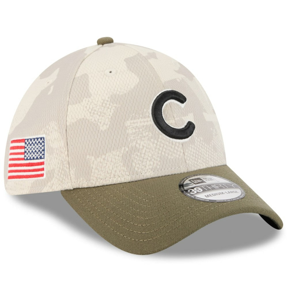 Chicago Cubs New Era 2025 Armed Forces Day 39THIRTY Flex Hat - MLB Hats