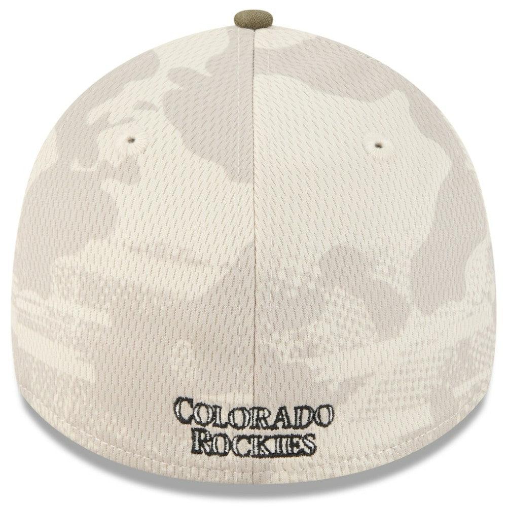 Colorado Rockies New Era 2025 Armed Forces Day 39THIRTY Flex Hat - MLB Hats