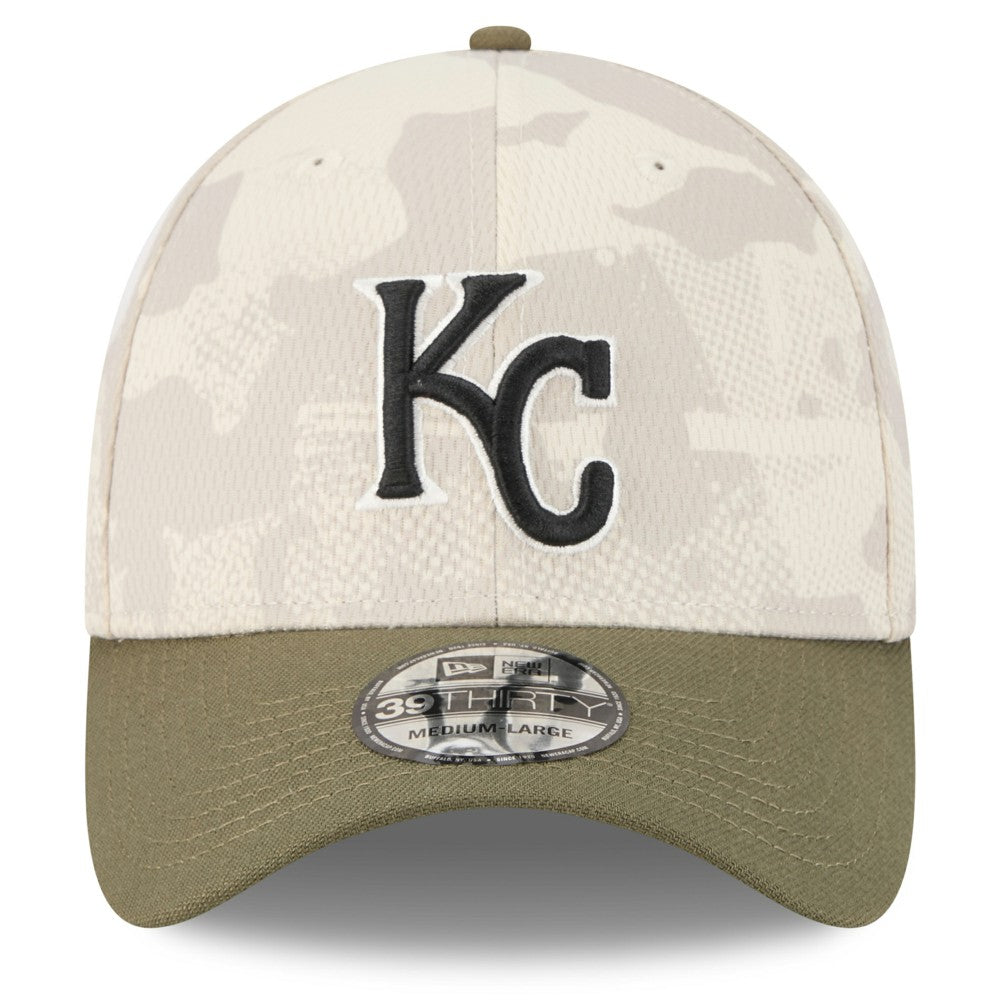 Kansas City Royals New Era 2025 Armed Forces Day 39THIRTY Flex Hat - MLB Hats