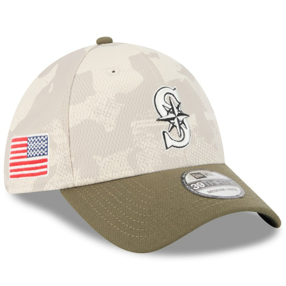 Seattle Mariners New Era 2025 Armed Forces Day 39THIRTY Flex Hat - MLB Hats