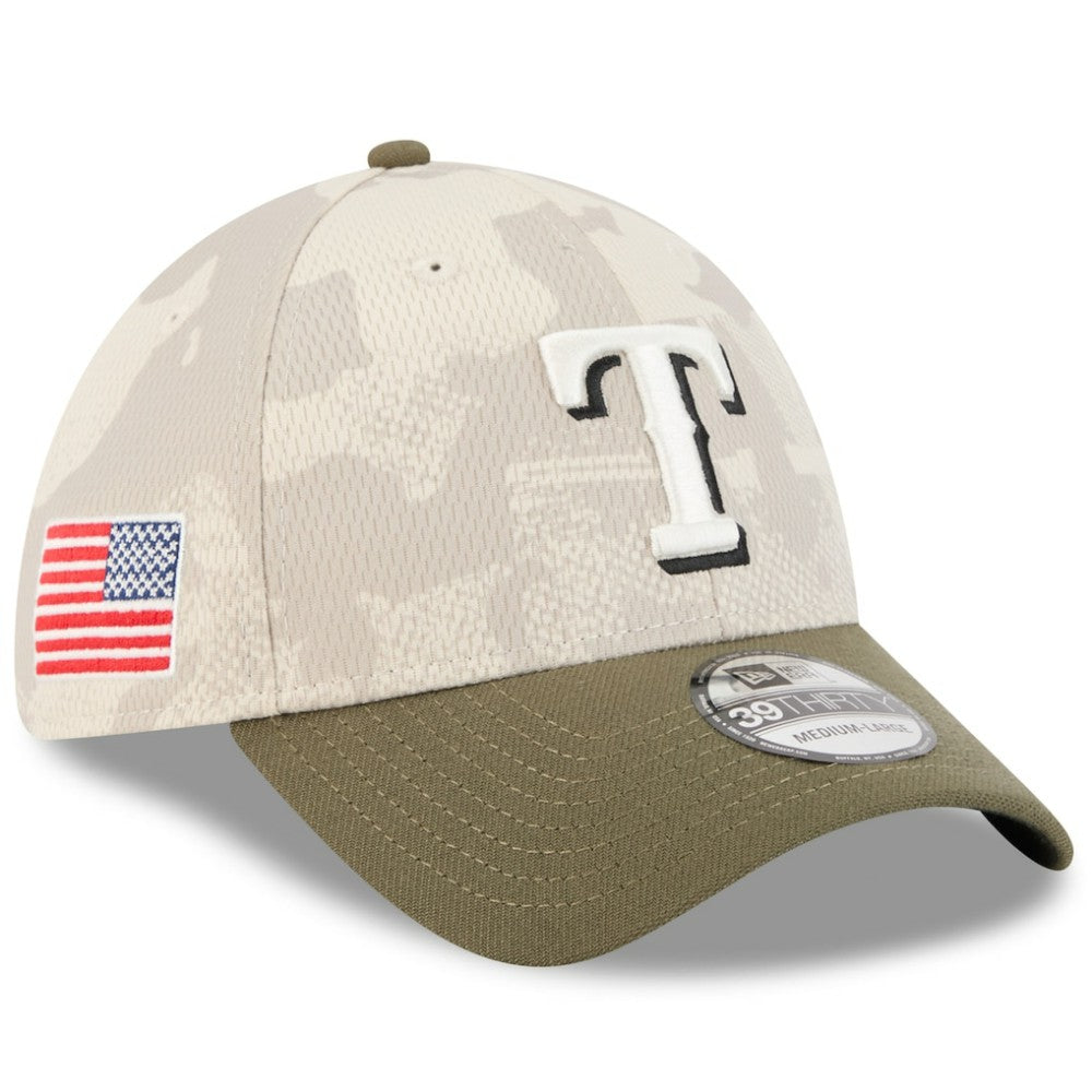 Texas Rangers New Era 2025 Armed Forces Day 39THIRTY Flex Hat - MLB Hats