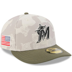 Miami Marlins New Era 2025 Armed Forces Day 59FIFTY Fitted Hat - MLB Hats