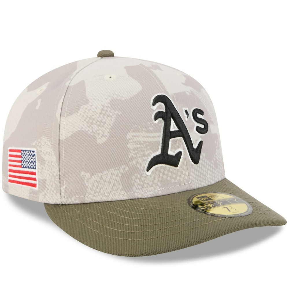 Athletics New Era 2025 Armed Forces Day 59FIFTY Fitted Hat - MLB Hats