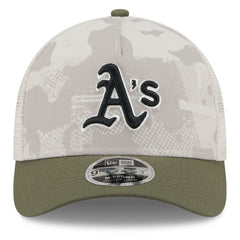 Athletics New Era 2025 Armed Forces Day 9FORTY M-Crown A-Frame Adjustable Hat - MLB Hats