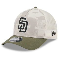San Diego Padres New Era 2025 Armed Forces Day 9FORTY M-Crown A-Frame Adjustable Hat - MLB Hats