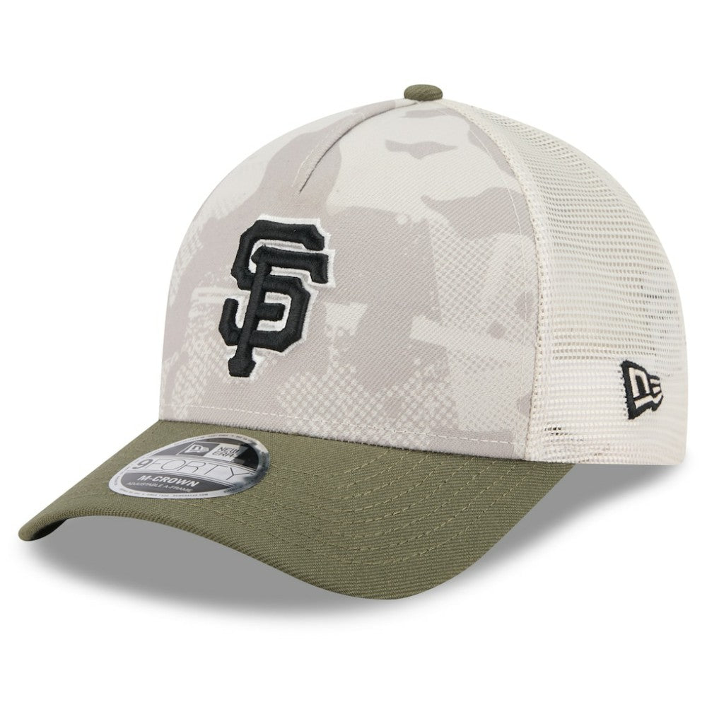 San Francisco Giants New Era 2025 Armed Forces Day 9FORTY M-Crown A-Frame Adjustable Hat - MLB Hats