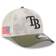Tampa Bay Rays New Era 2025 Armed Forces Day 9FORTY M-Crown A-Frame Adjustable Hat - MLB Hats