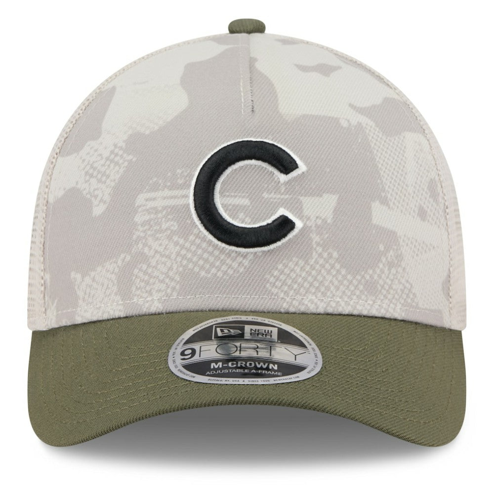 Chicago Cubs New Era 2025 Armed Forces Day 9FORTY M-Crown A-Frame Adjustable Hat - MLB Hats