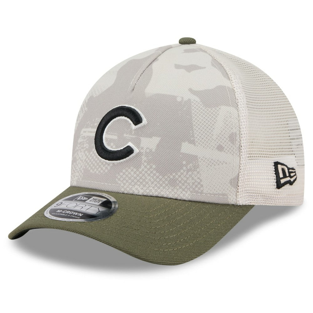 Chicago Cubs New Era 2025 Armed Forces Day 9FORTY M-Crown A-Frame Adjustable Hat - MLB Hats
