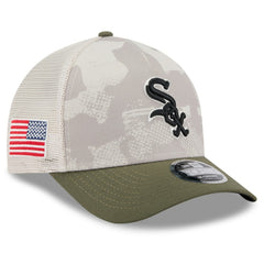 Chicago White Sox New Era 2025 Armed Forces Day 9FORTY M-Crown A-Frame Adjustable Hat - MLB Hats