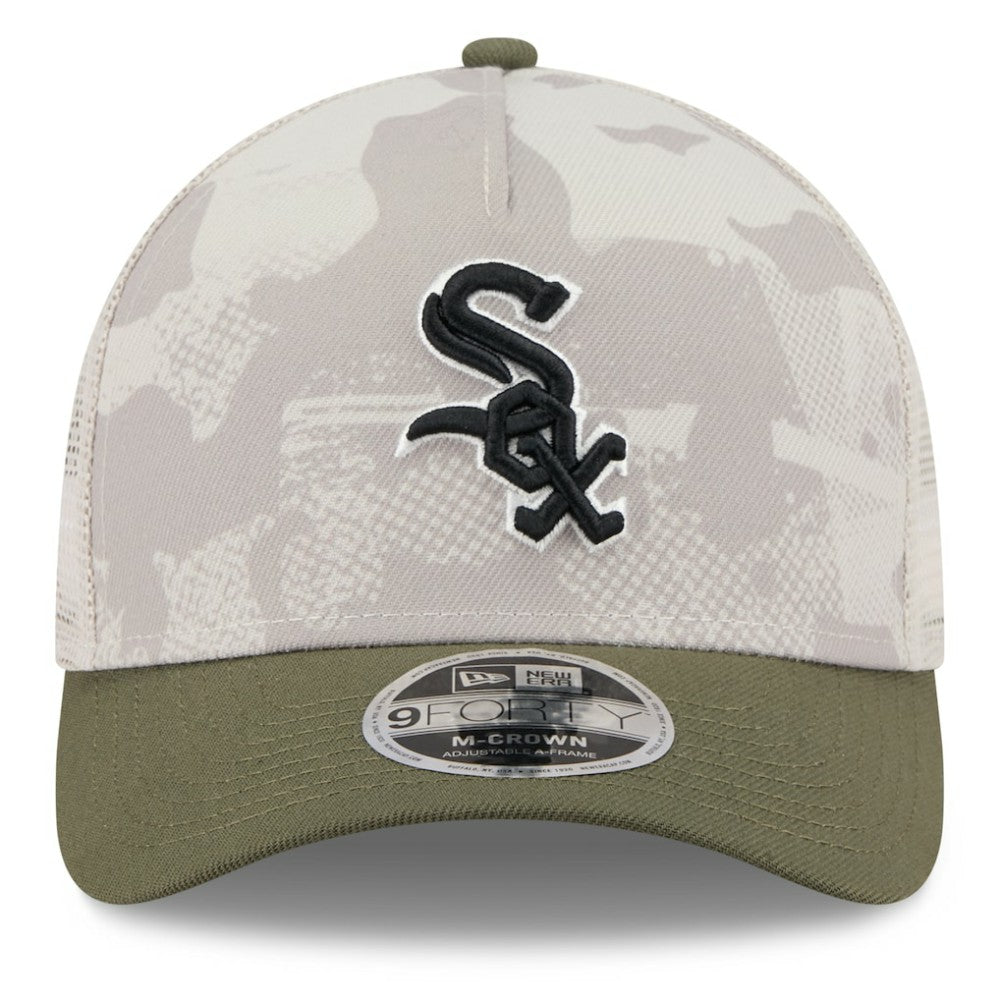 Chicago White Sox New Era 2025 Armed Forces Day 9FORTY M-Crown A-Frame Adjustable Hat - MLB Hats