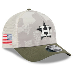 Houston Astros New Era 2025 Armed Forces Day 9FORTY M-Crown A-Frame Adjustable Hat - MLB Hats