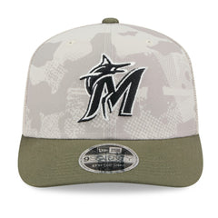 Miami Marlins New Era 2025 Armed Forces Day 9SEVENTY Stretch-Snap Hat - MLB Hats