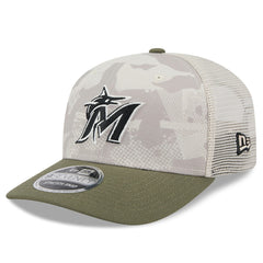 Miami Marlins New Era 2025 Armed Forces Day 9SEVENTY Stretch-Snap Hat - MLB Hats