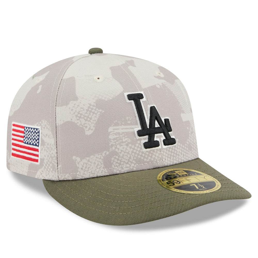 Los Angeles Dodgers New Era 2025 Armed Forces Day Low Profile 59FIFTY Fitted Hat - MLB Hats