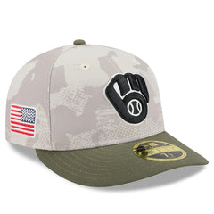 Milwaukee Brewers New Era 2025 Armed Forces Day Low Profile 59FIFTY Fitted Hat - MLB Hats