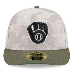 Milwaukee Brewers New Era 2025 Armed Forces Day Low Profile 59FIFTY Fitted Hat - MLB Hats
