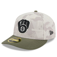Milwaukee Brewers New Era 2025 Armed Forces Day Low Profile 59FIFTY Fitted Hat - MLB Hats