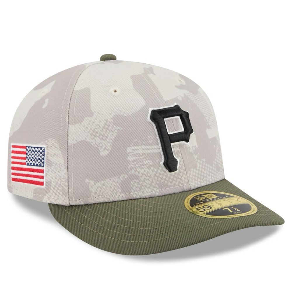 Pittsburgh Pirates New Era 2025 Armed Forces Day Low Profile 59FIFTY Fitted Hat - MLB Hats