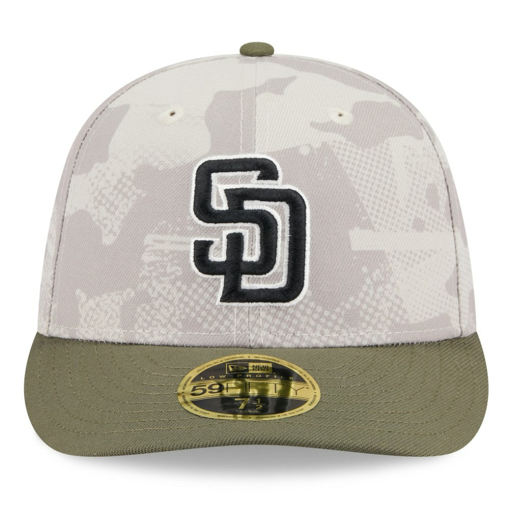 San Diego Padres New Era 2025 Armed Forces Day Low Profile 59FIFTY Fitted Hat - MLB Hats