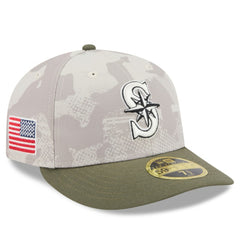 Seattle Mariners New Era 2025 Armed Forces Day Low Profile 59FIFTY Fitted Hat - MLB Hats