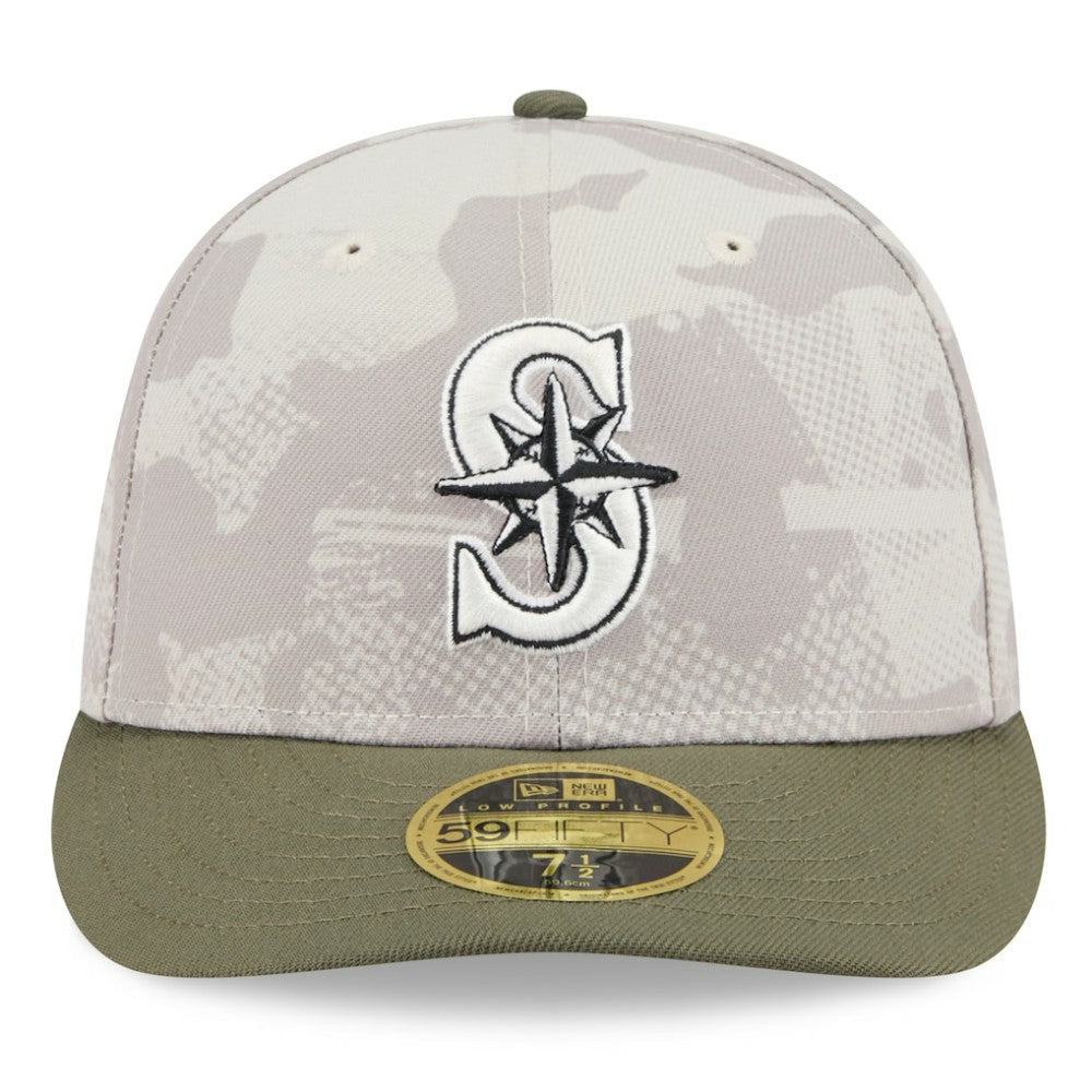 Seattle Mariners New Era 2025 Armed Forces Day Low Profile 59FIFTY Fitted Hat - MLB Hats