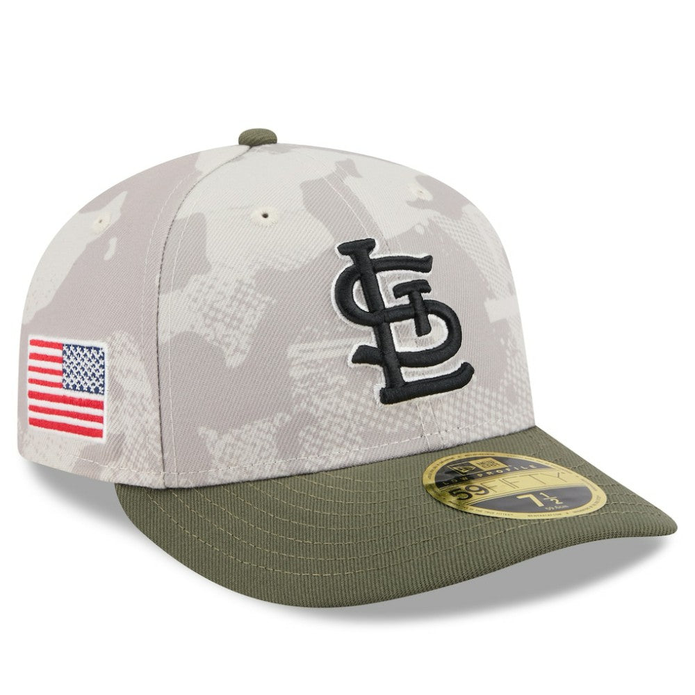 St. Louis Cardinals New Era 2025 Armed Forces Day Low Profile 59FIFTY Fitted Hat - MLB Hats