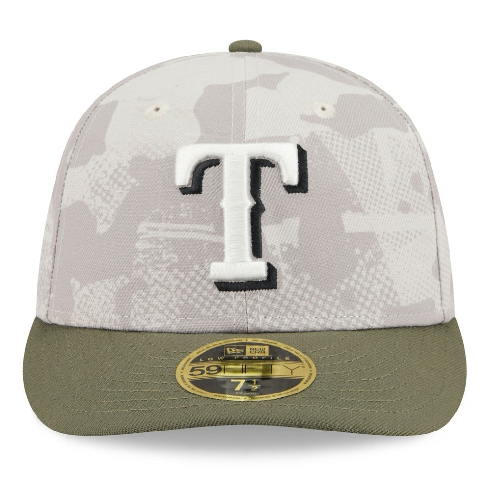 Texas Rangers New Era 2025 Armed Forces Day Low Profile 59FIFTY Fitted Hat - MLB Hats