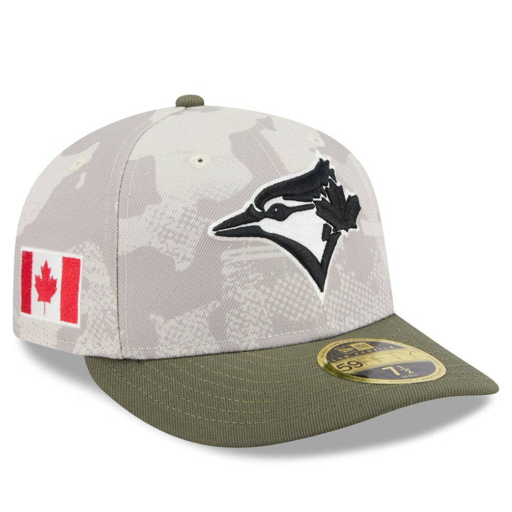 Toronto Blue Jays New Era 2025 Armed Forces Day Low Profile 59FIFTY Fitted Hat - MLB Hats